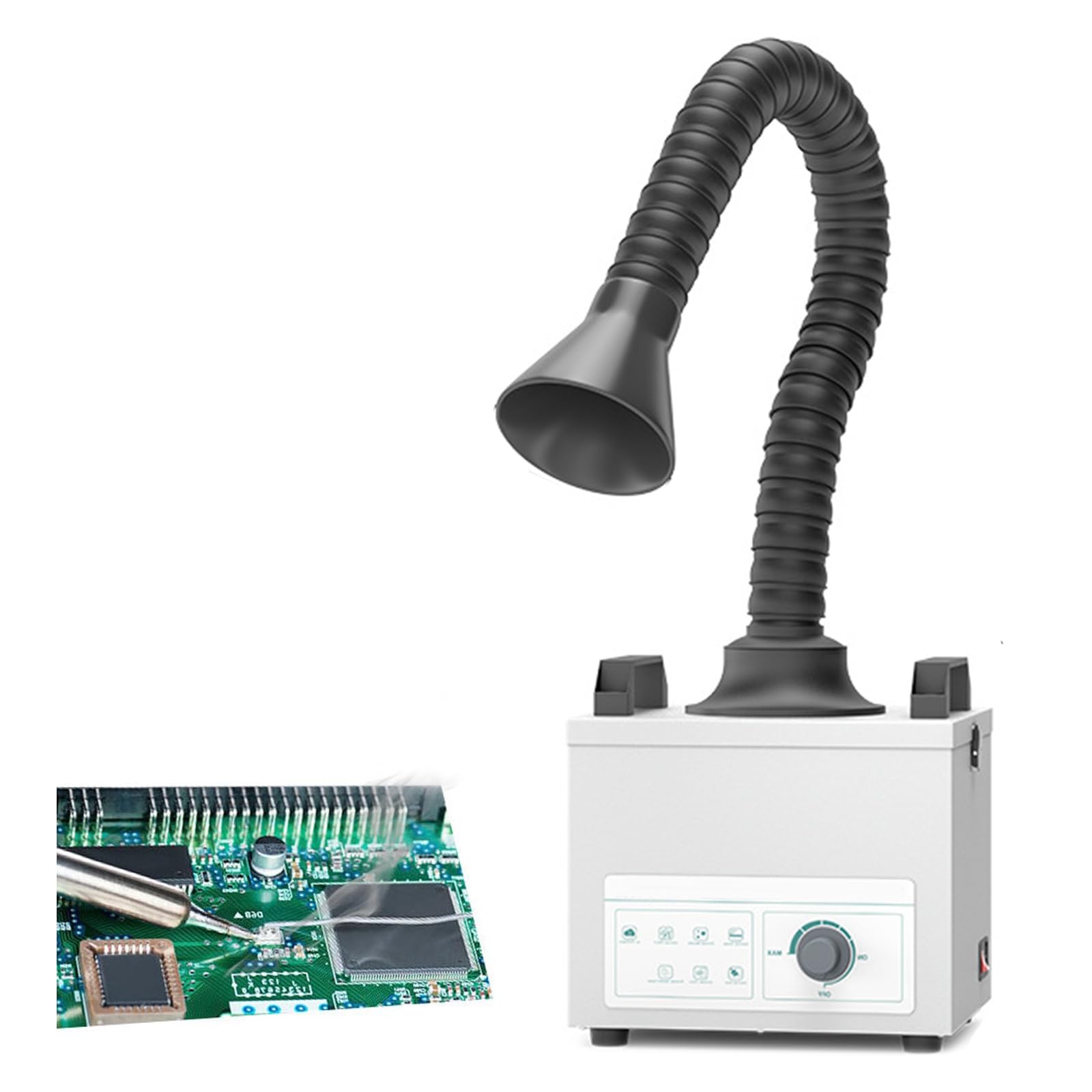 Extracteur de fumée de soudure 100W pour éliminer les odeurs toxiques du brasage