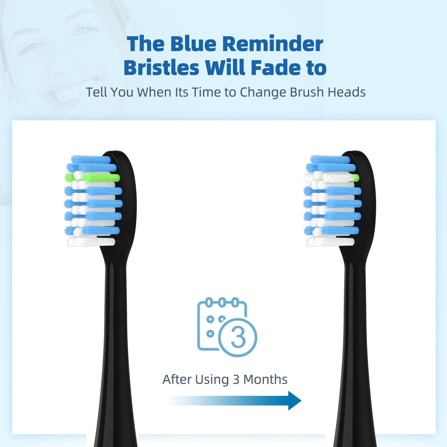 Cabezales de repuesto para cepillo de dientes AquaSonic Black Vibe Duo Series Pro (8 piezas) | Para: Black Series, Black Series Pro, Vibe Series, Duo Series Pro, HDC, Elite Ultra Aqua Sonic Refill