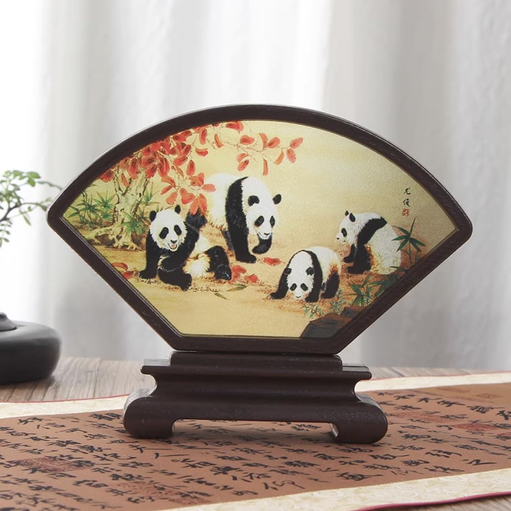 Składany parawan, Retro mały mini składany panel 12,5 cm Dekoracje stołu i biurka