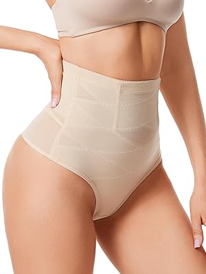 Thong Shapewear Tummy Control Underwear for Women Body Shaper Girdle Compression Shapewear Thong