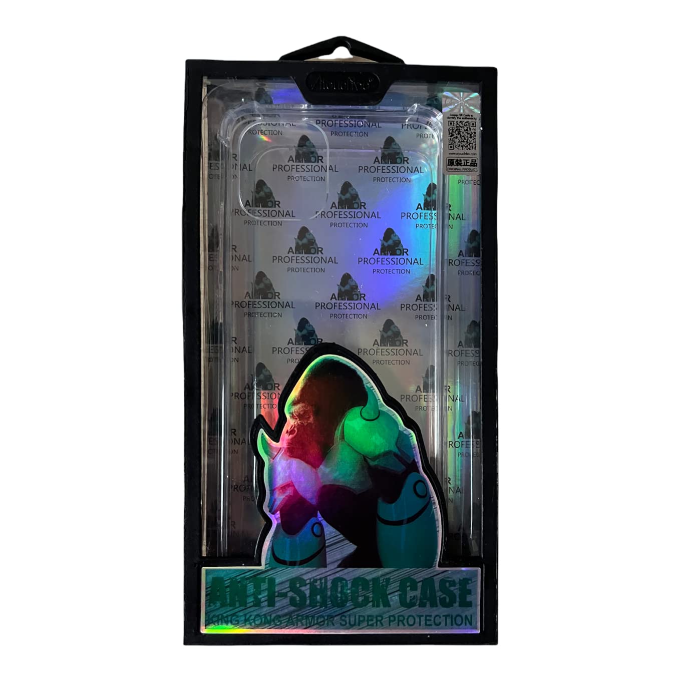 Custodia Antiurto King Kong Per IPhone 14 Pro Max - Cover Morbida Con Angoli Rinforzati E Retro Trasparente - 2