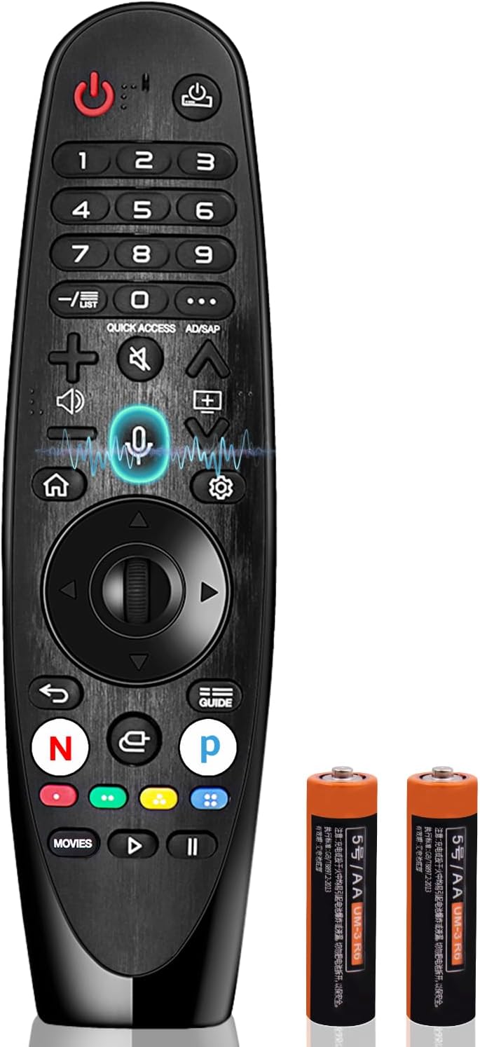 AN-MR18BA Voice Magic Remote Control for 2018 LG OLED TV B8 C8 E8 W8 Models,Super UHD TV SK8000 SK8070 SK9000 SK9500 Models, UHD 4K TV UK6300 UK6500 UK6570 UK7700 Models