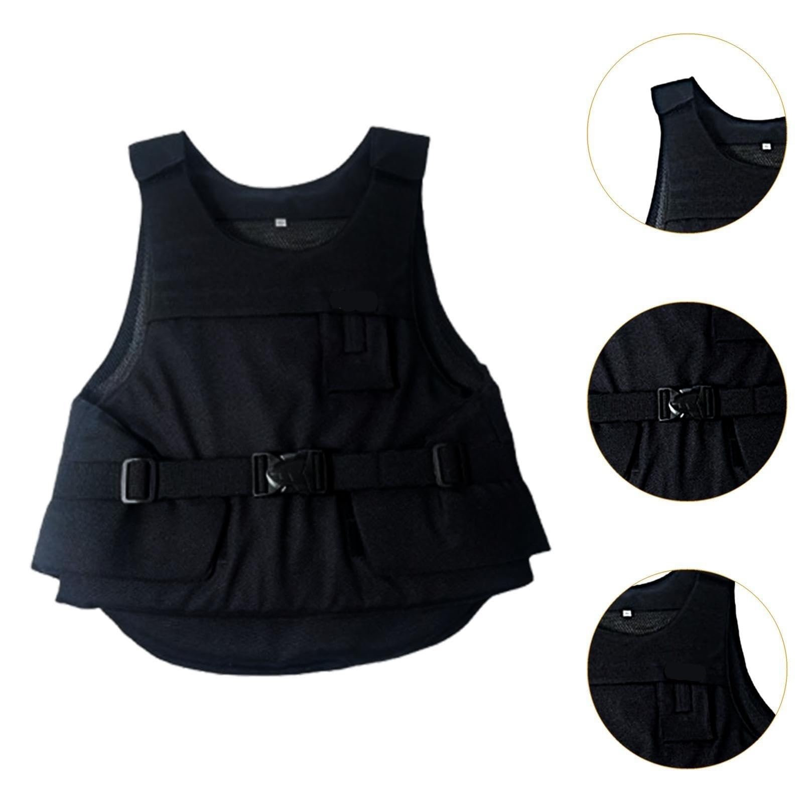 Gilet Equestre Da Equitazione Di Sicurezza Gilet da equitazione antiurto, comodo e leggero, gilet da equitazione, equipaggiamento protettivo for bambini, ragazzi e ragazze Per Gli Sport Equestri(XL)