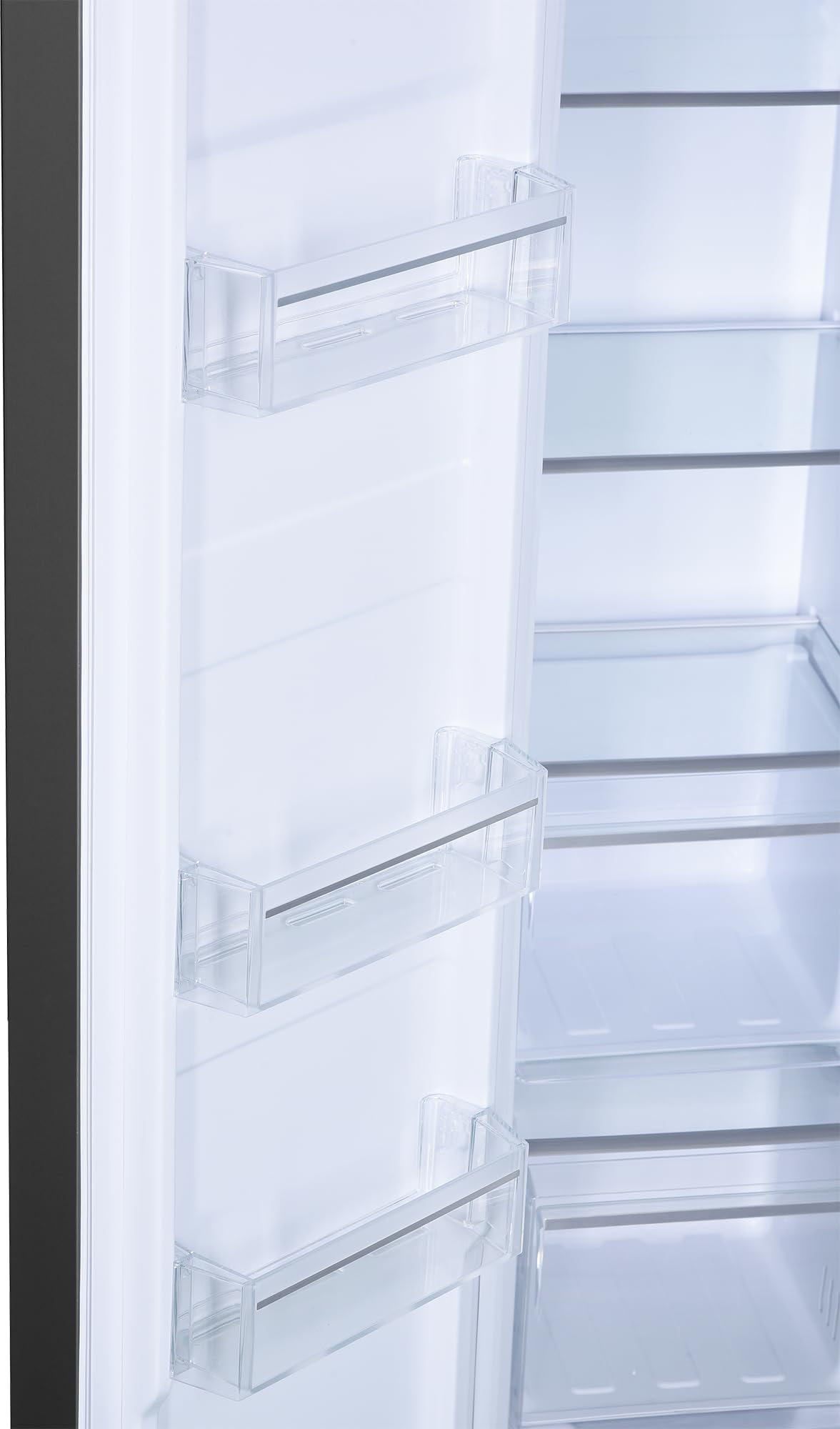 Beko GNO5322XPN Side-by-Side, Kühlschrank, Gefrierschrank, 532 l Gesamtvolumen, 347 Liter Kühlbereich, 185 Liter Gefrierbereich, Multifunktionsdisplay, Schnellkühlen, Türalarm, Edelstahl-Look