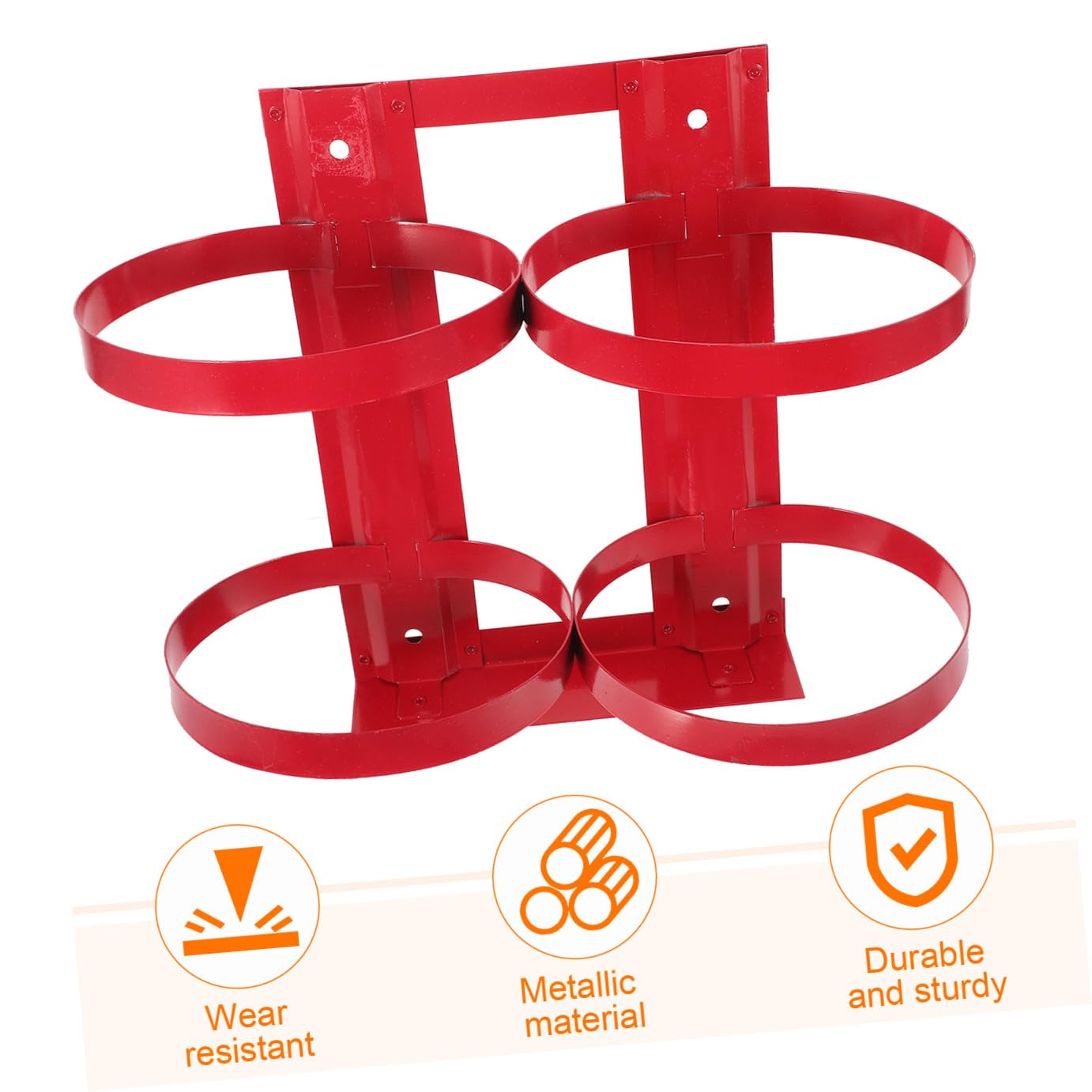 SHINEOFI Estante Para Extintores De Pared Soporte Doble Para Colgar Extintores Soporte Para Extintor De Incendios Sala De Estar