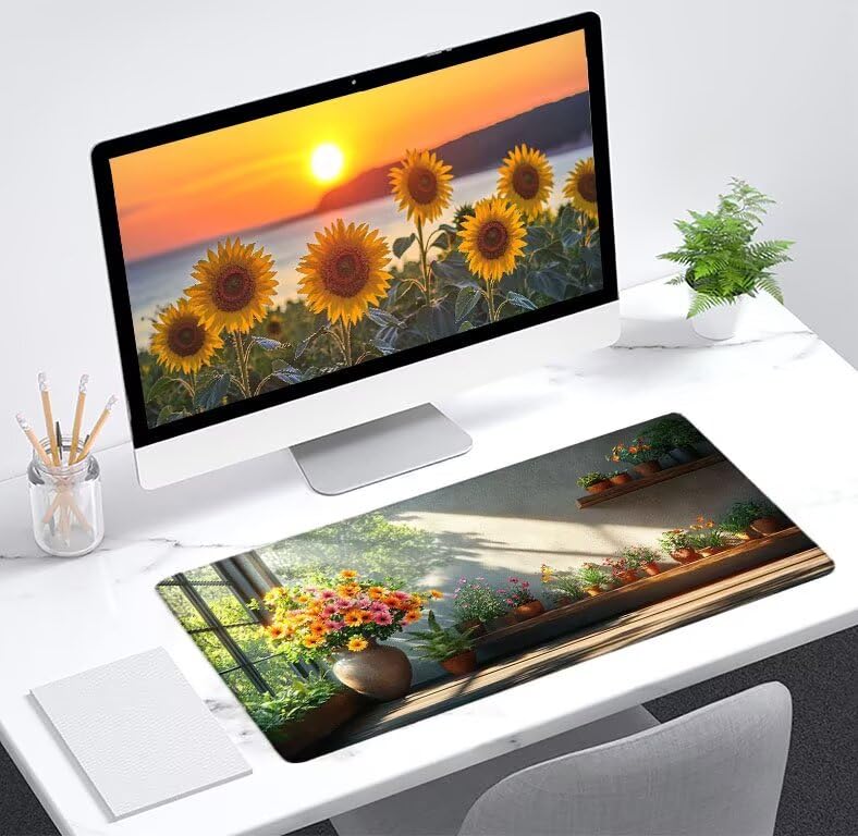 Mouse pad gaming grande de 900x400x3 mm para escritorios de PC de juegos 2