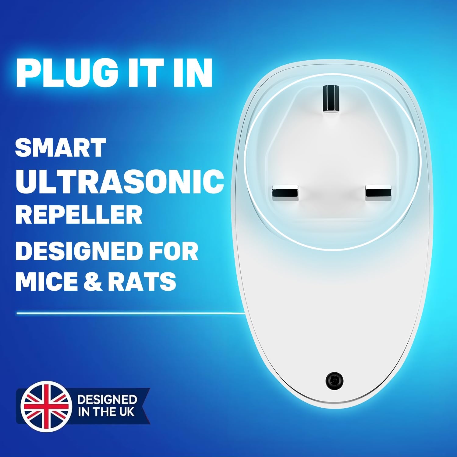 Padonco Ultrasonic Pest Repeller Plug In – 4 Pack Mouse & Rodent Repellent for Home, Garage & Attic, Electronic Rat Control Device for Mice, Ants & Spiders, Safe for Pets & Children — view 6