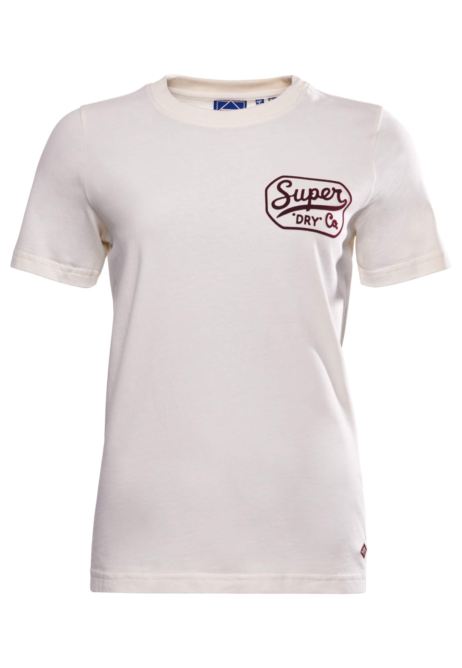 Superdry Workwear Graphic Tee T-Shirt Donna - Manica Corta, Girocollo, Colore Ostrica - 4