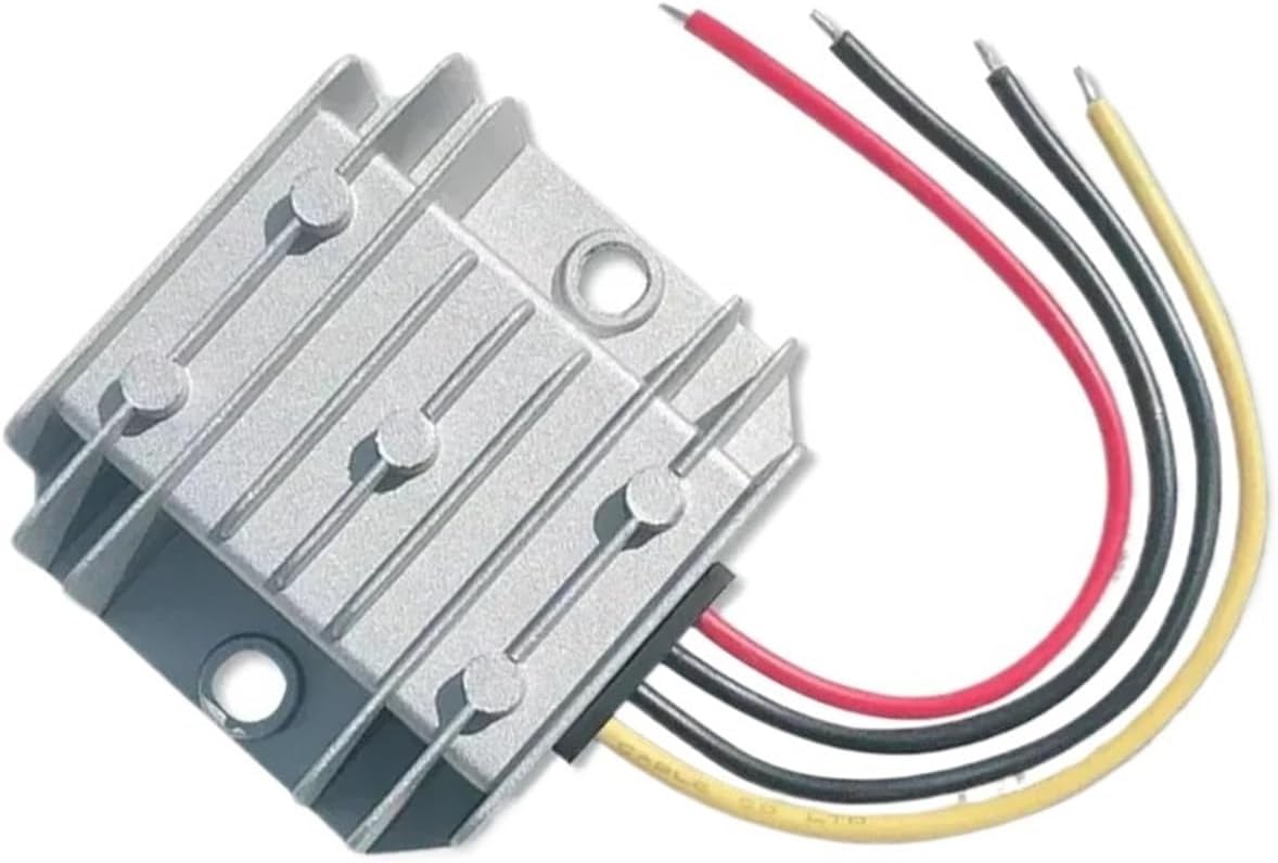12 Volt to 24 Volt 12V to 24V 5A 3A Boost Power Converter Voltage Regulator Step-up Module for Cars Buses Boats(Gold)