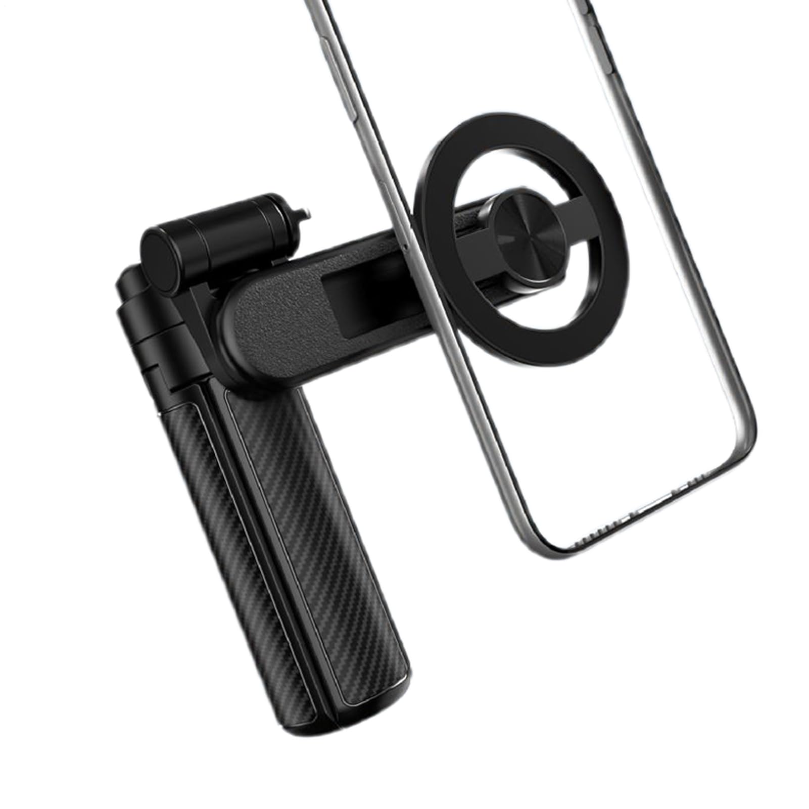 Trípode para vlog streaming con soporte para teléfono selfie y control remoto 8