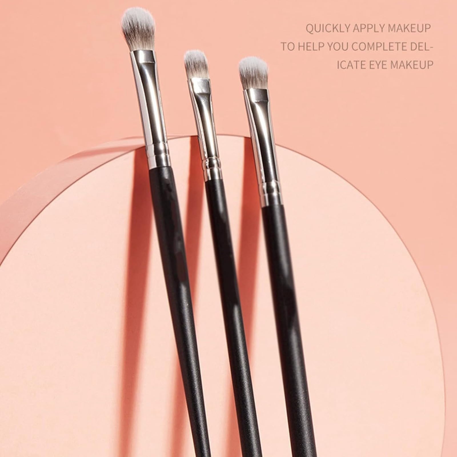 HELLORSO Concealer Brush, Under Eye Small Size Angled Head Kabuki Nose Contour Brush for Concealing Blending Setting Buffing ? (Black)