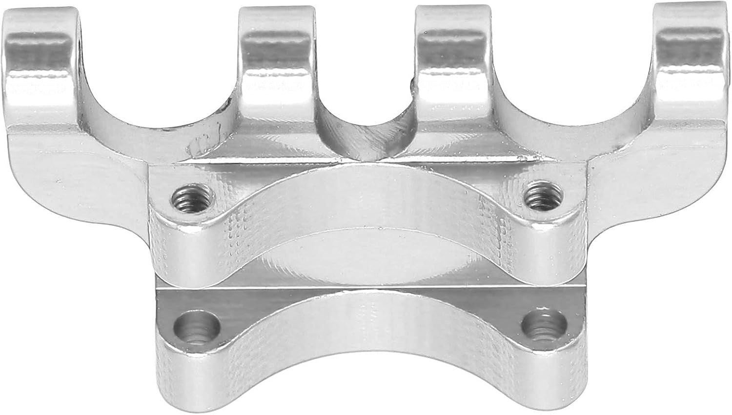 Rear Axle Truss, Aluminum Alloy Upgrade Parts Lightweight Reinforcement for Axial SCX24, 90081, C10 1/24 RC Car (Silver)