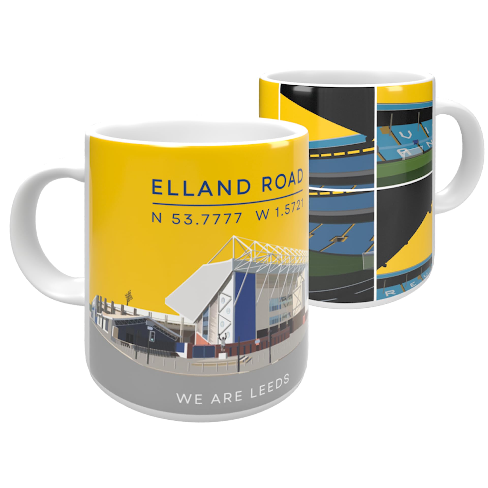 Partisan Leeds Stadium Mug 11oz