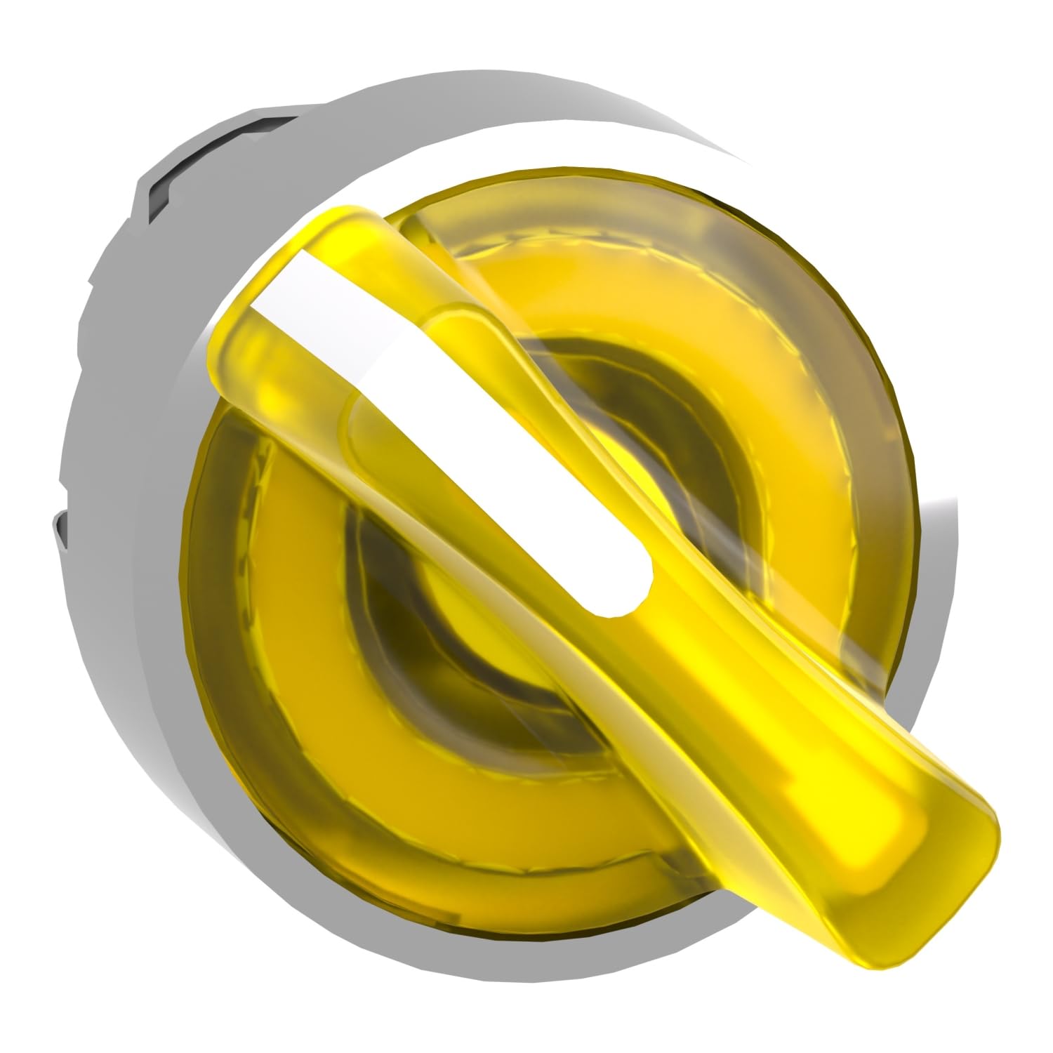 Cabeza SEL.LUM.AMARILLO sélecteur rotatif jaune 2 positions fixes interrupteur de commande