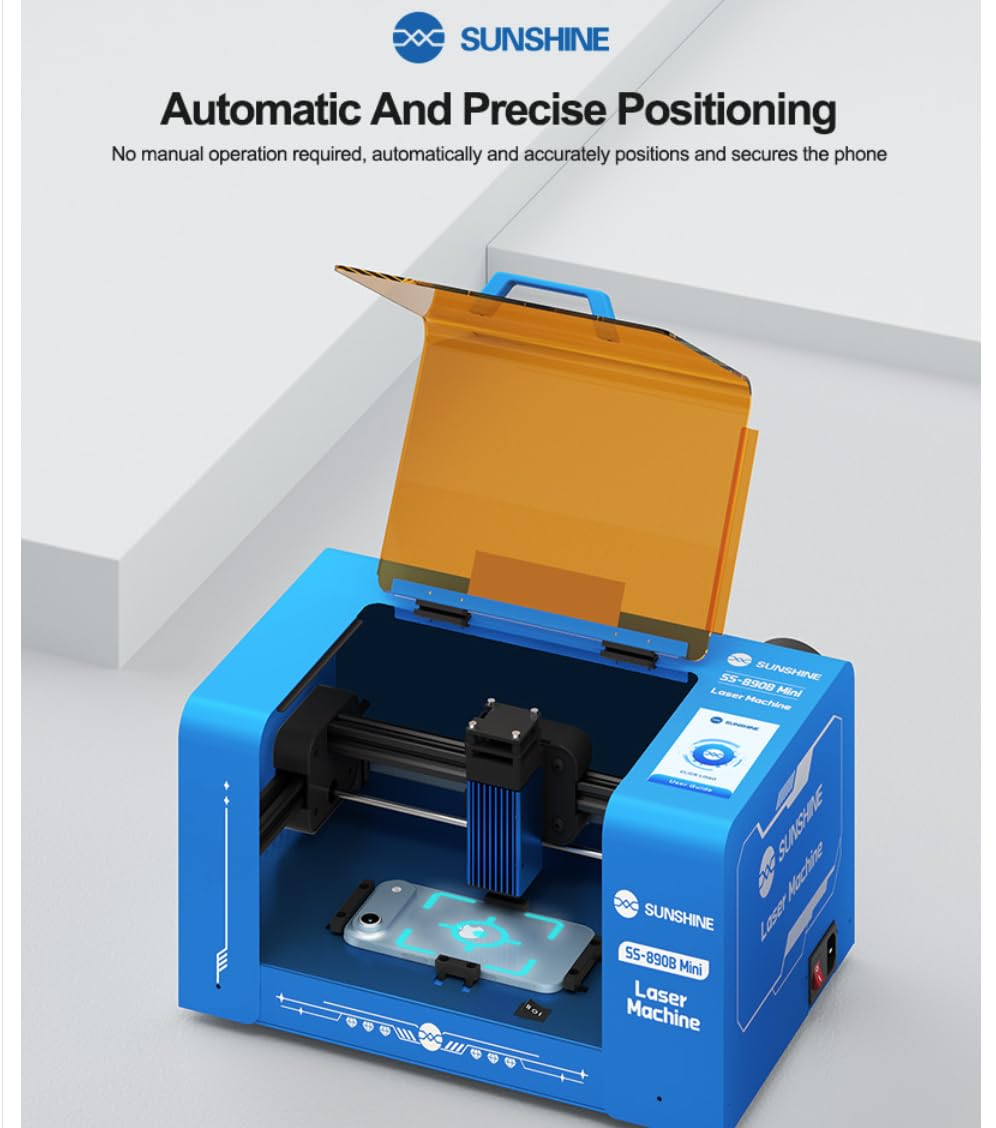 SUNSHINE SS-890B MINI Laser Screen Removal Machine for IP X-17 Dismantling of Screen Stand/Glass Back Cover/Glue Removal