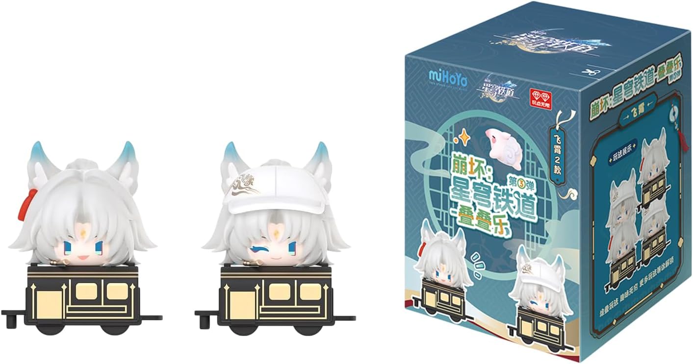 Anime Figurine, Cute Stackable Series Mini Statues for Honkai Star Rail, Collectable Kawaii Figurine for Birthday Gifts (Sunday)
