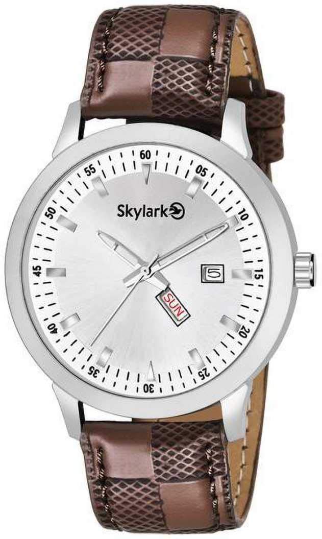 Skylark Analog Silver Dial Men's Watch-sky-121_2