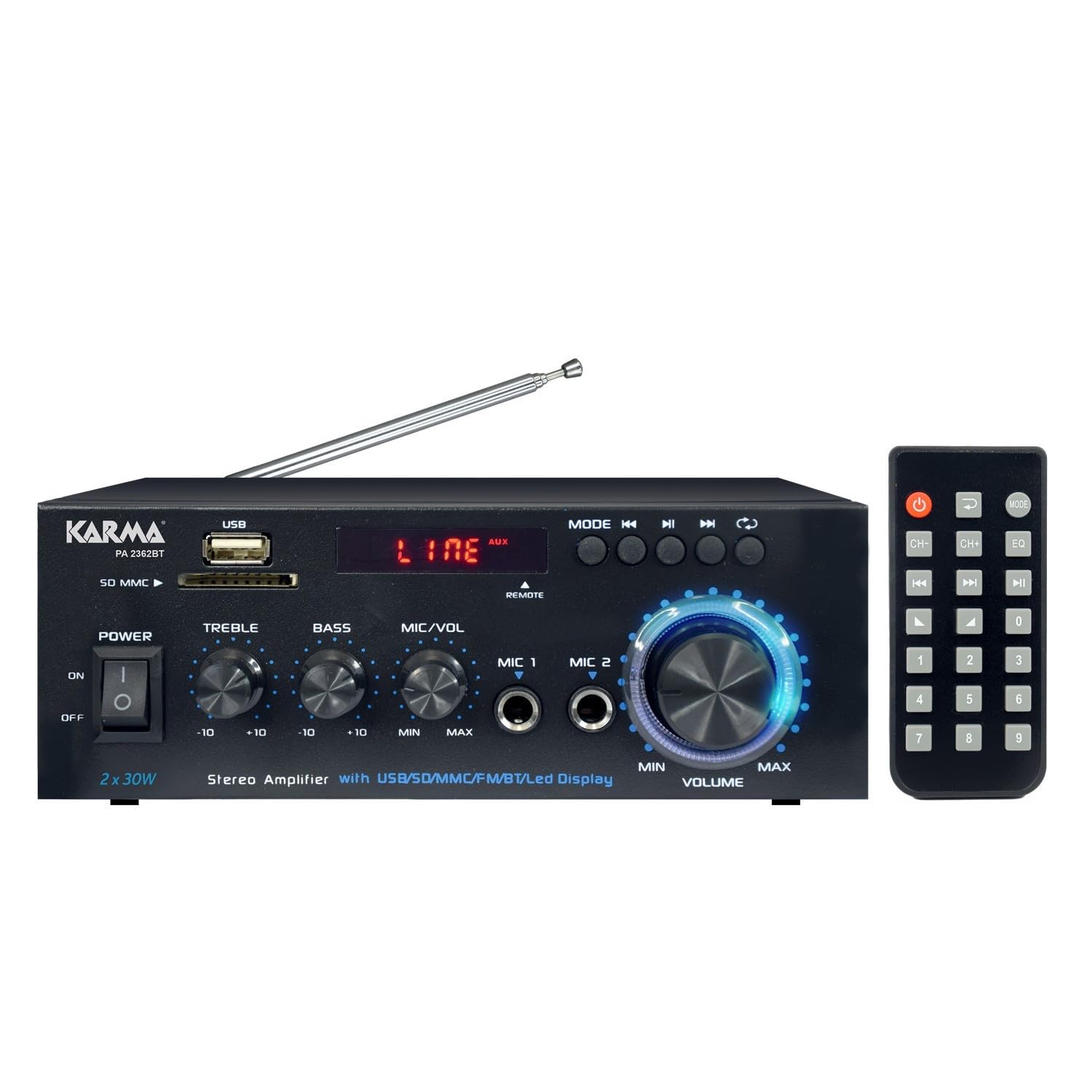 Stereo amplifier 2 x 30W