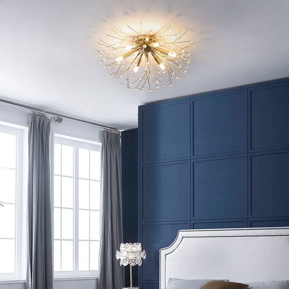 Golden Dandelion Series Ceiling Lamp Net Red Bedroom Lamp Modern Minimalist Living Room Lamp Nordic Design Lamps 490 * 265(Mm)