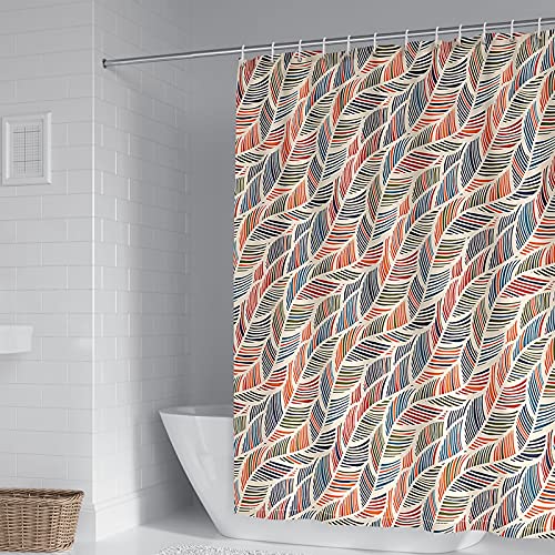 Rideau de douche anti moisissure KnSam imperméable en polyester multicolore - 2