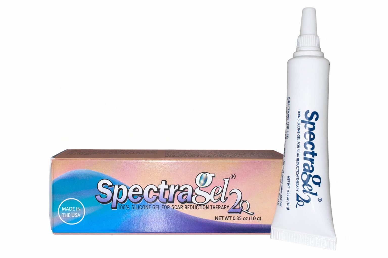 2Q Silicone Scar Gel, 10 Gram Tube, Light Silicone Formula for Raised Scars on The face