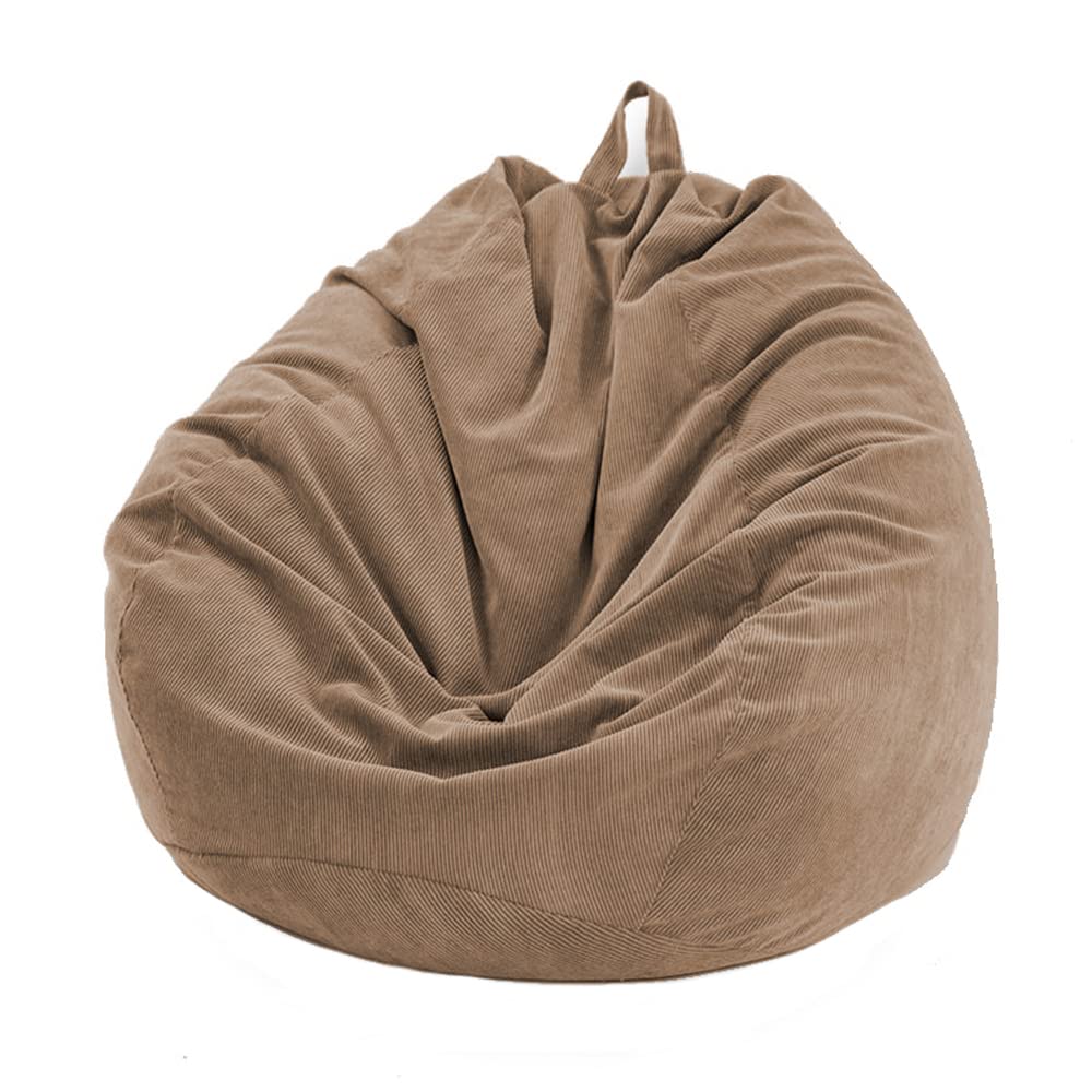 BGGIWY Corduroy Lazy Sofa Cover Solid For Bean Bag Chair Water Drop Shape Living Room Nordic Furniture Relax Leisure Sofa Sack