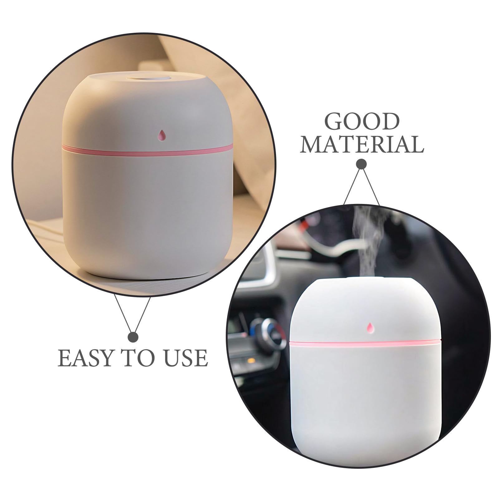 UKCOCO Set di 6 umidificatori in miniatura, nebulizzatore da tavolo USB da