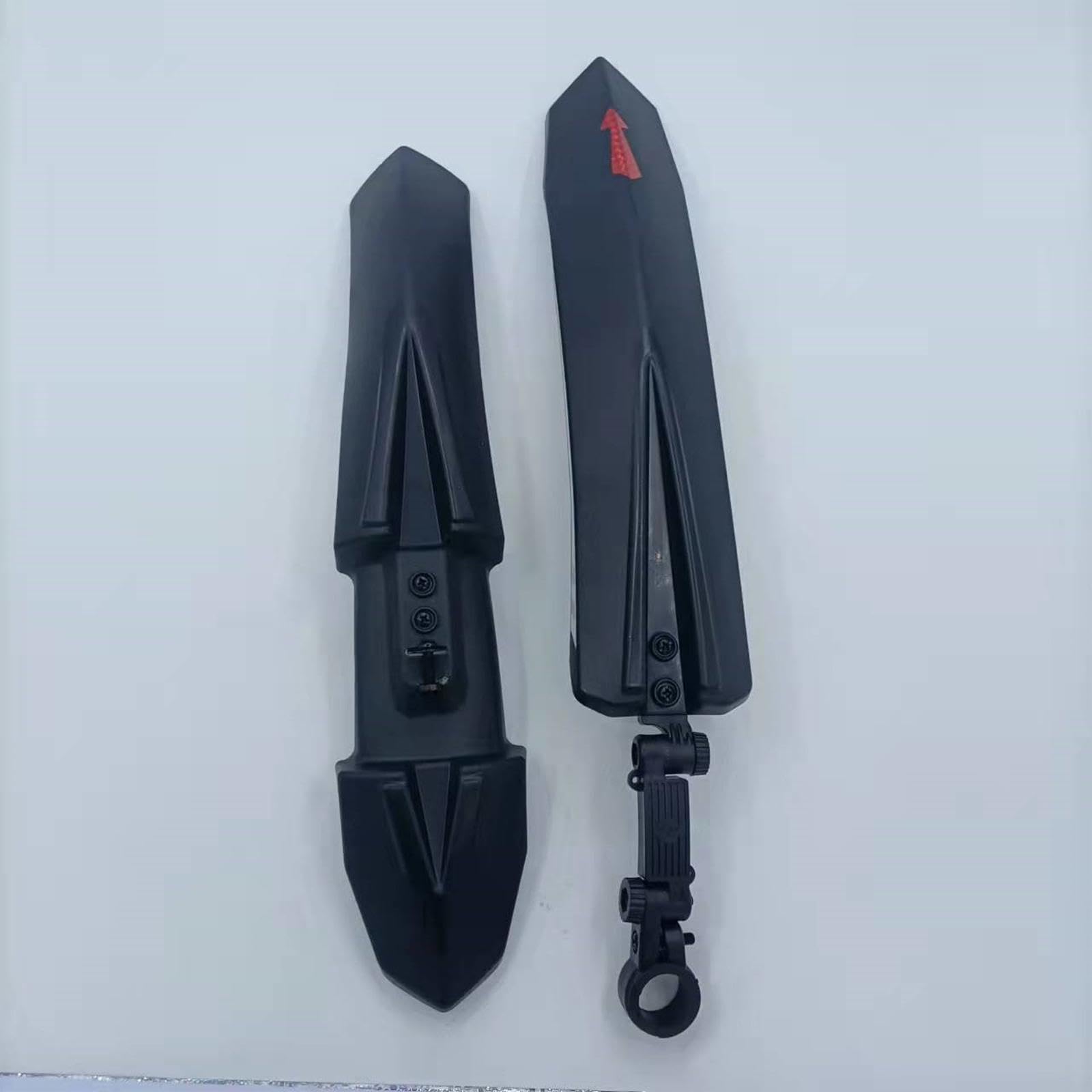 kowaku Bike Mudguard Set Bike Front & Rear Fenders Simple Installation Spare Parts Portable Mud Guard Mudflap for Road Bike Outdoor, Pp Buckle