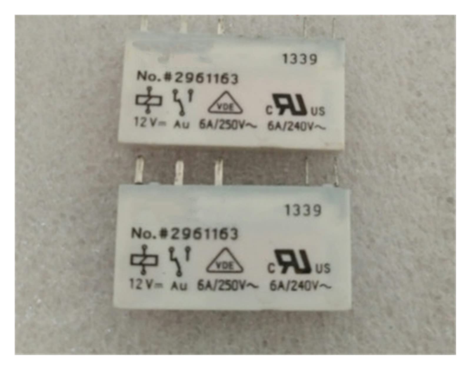 AQHYEBNSR Relay No.#2961163 12V No.2961163 12VDC DC12V 6A 250VAC 5PIN