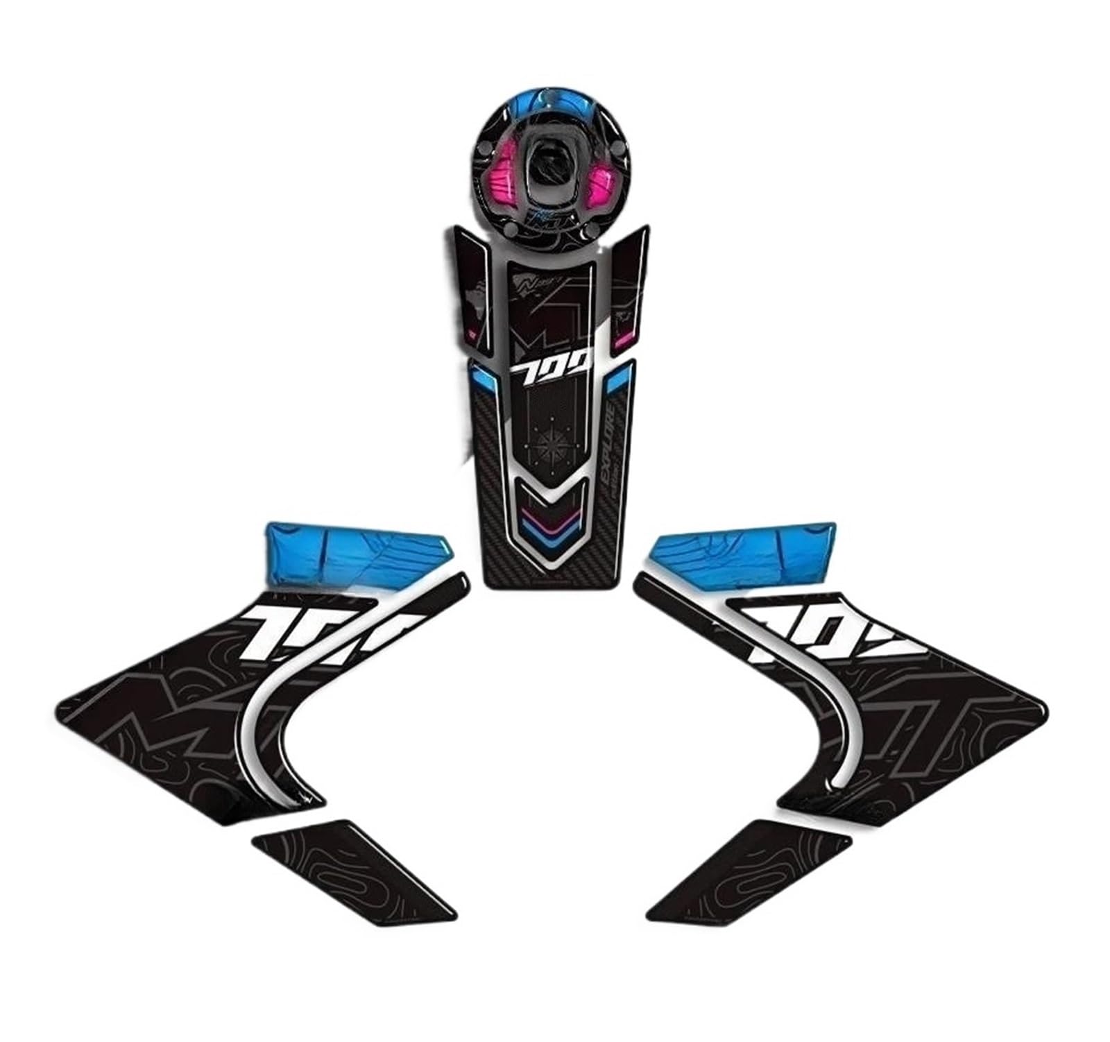 Motorcycle Sticker For 700MT 700 MT For Touring Bike For ADV