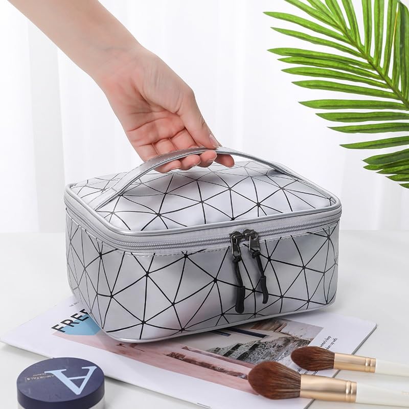 Borsa da Toilette da Donna, Portatile, di Alta qualità, con Indice di Bellezza Elevato, Borsa cosmetica di Grande capacità, Ideale per Viaggi, per Il Trucco e per riporre Oggetti i
