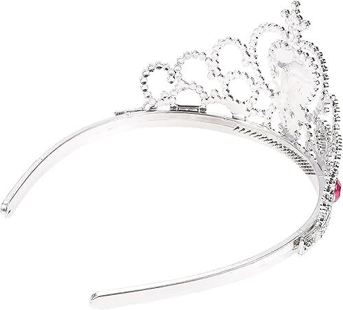 Miniatura 9 de Juego de 12 coronas de princesa para niñas pequeñas, tiaras de vestir para fiesta de cumpleaños