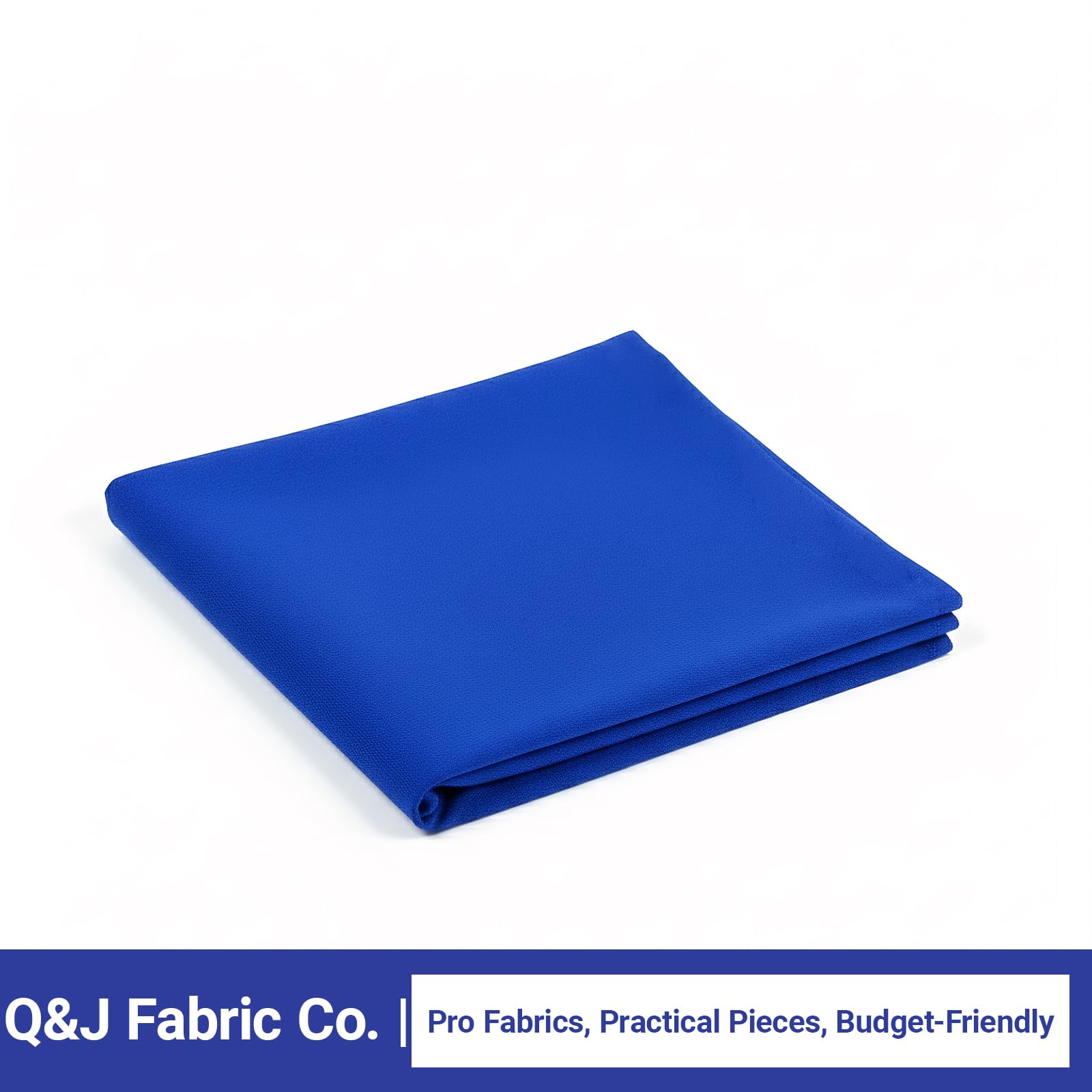 Q&J FABRIC CO. 59 Inches Nylon Spandex Fabric 82% Nylon, 18% Spandex, 5.90 oz/yd², Shiny Swimsuit Fabric, 4-Way Stretch Swimsuit Material, for Sports, Dance, Yoga(Royal Blue, 1 Yard) — view 8