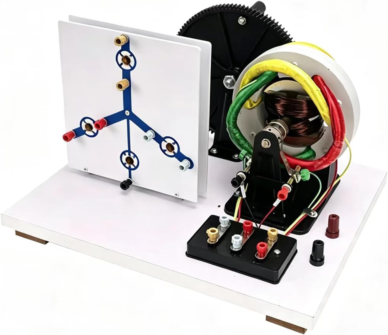 Generador Trifásico De Ca/CC, Modelo De Generador Eléctrico con Manivela, Kit De Experimentos De Física, Material Didáctico para Demostraciones En El Aula, Aprendizaje De Electricidad DIY.