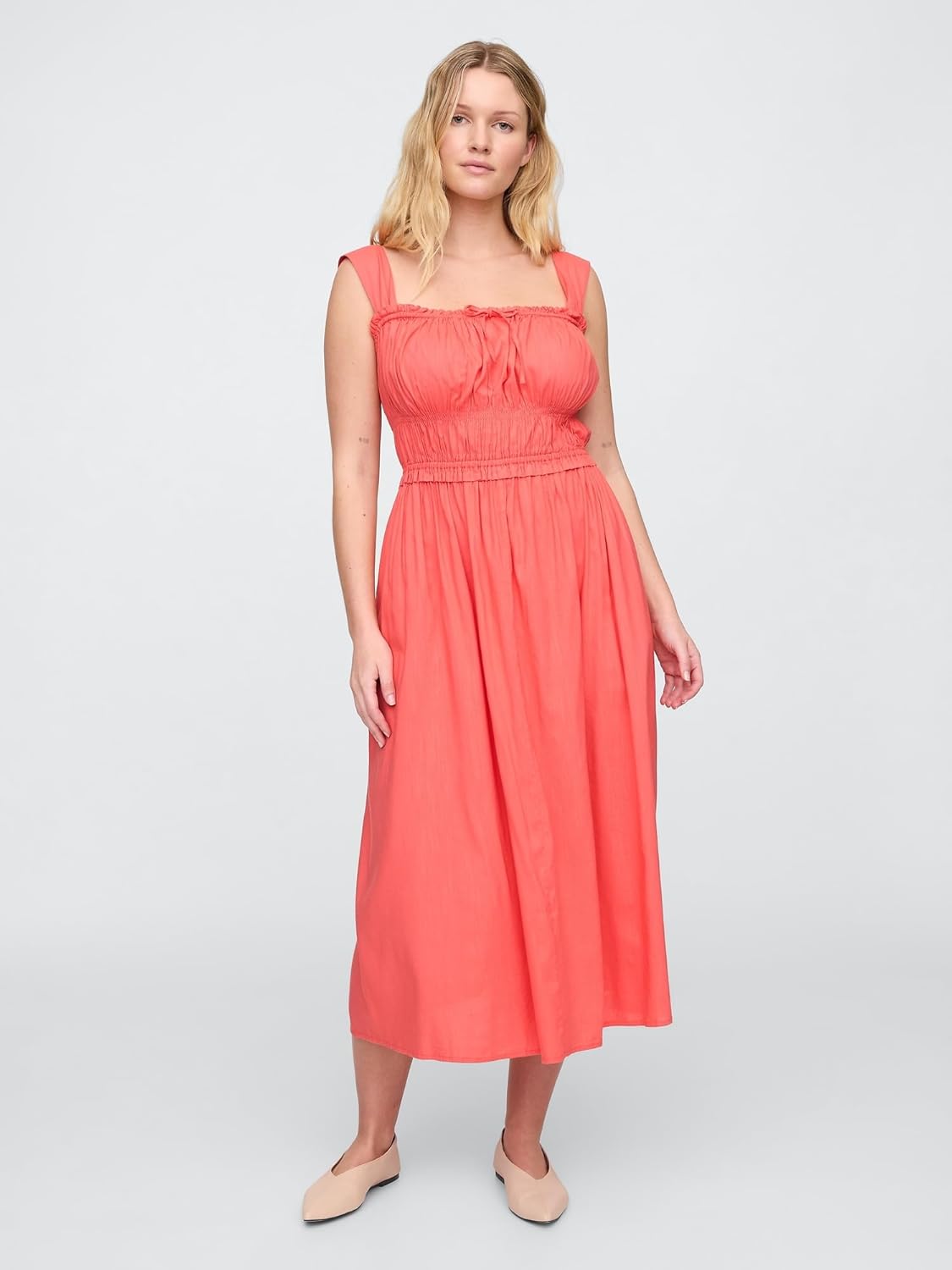 GAP Women's Sleeveless Midi Dress