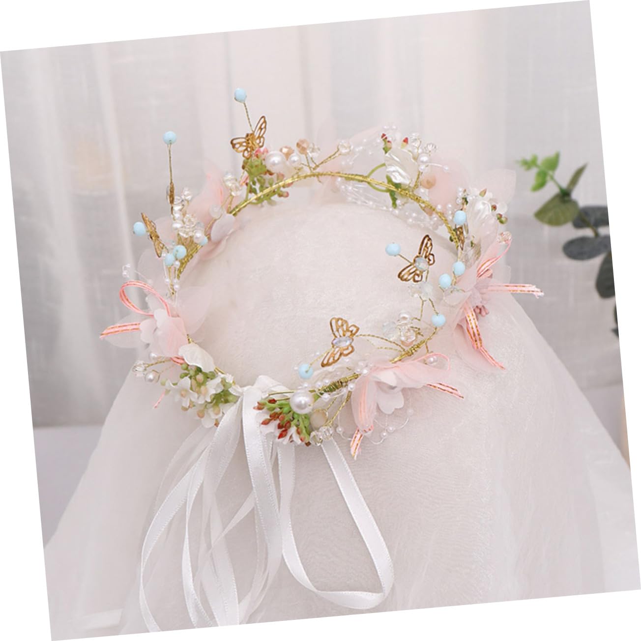 FRCOLOR 3stücke Braut Haarkranz Blumen Für Farbige Blumenwreath Als Haaraccessoire Für Strand Festival Fotografie Und Feiern Langlebig Und Rutschfest