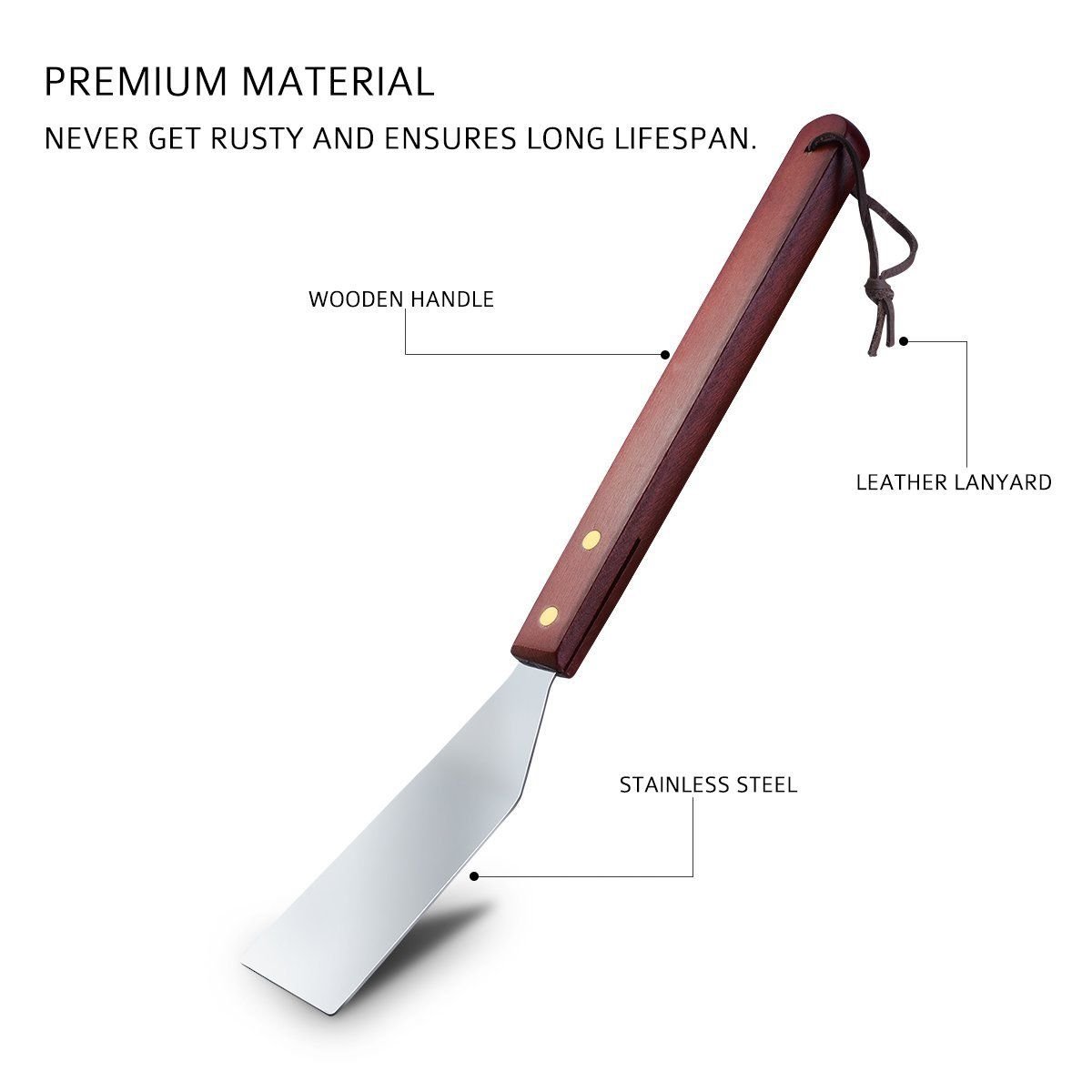 Set da tavola, in acciaio INOX barbecue all' aperto barbecue strumenti utensili da cucina veloce e facile da usare per feste