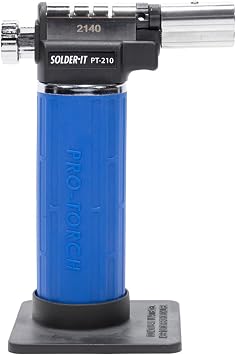 Solder-It PRO-210 3-in-1 Butane Torch, Soldering Iron, and Hot Air Blower | with Propane Torch Head and Soldering Iron Tip | Welding, Plumbing, Heat Blowing, Light Brazing, and Automotive Repair Tool