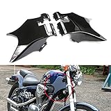 Alpha Rider ABS Plastic Frame Neck Cover Cowl for Honda Shadow VT600 VLX 600 STEED400 Black