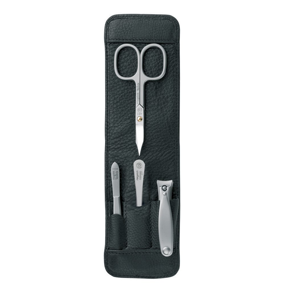 Niegeloh - Imantado M - 4-tlg. Maniküre-Set in hochwertigem Leder-Etui
