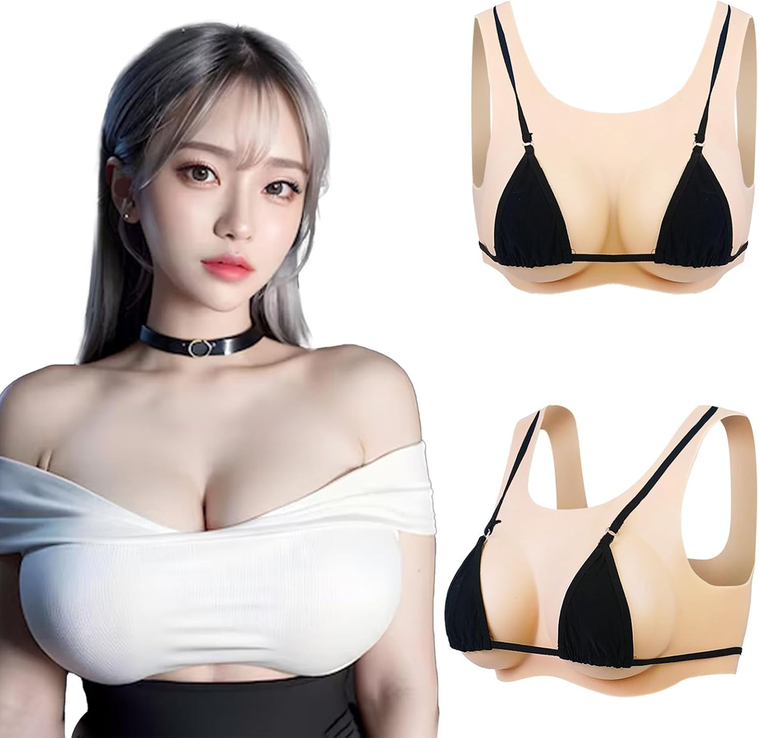 Silicone Breastplate, B-G Cup, Breast Plates Crossdresser, Fake Boobs, Silicone Breast Forms, Breast Plate, Drag Queen
