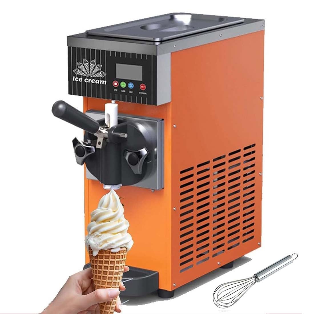 Amazon | ソフトクリームマシン、750Wカウンタートップシングル