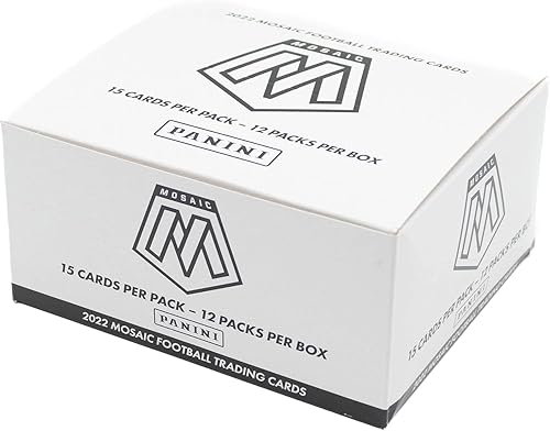 2022 Panini Mosaic NFL Football CELLO box (12 pks/bx) ***Boxes were not factory wrapped by Panini***