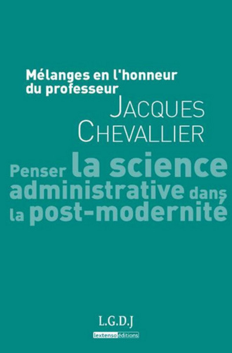 Mélanges en l'honneur de Jacques Chevallier
