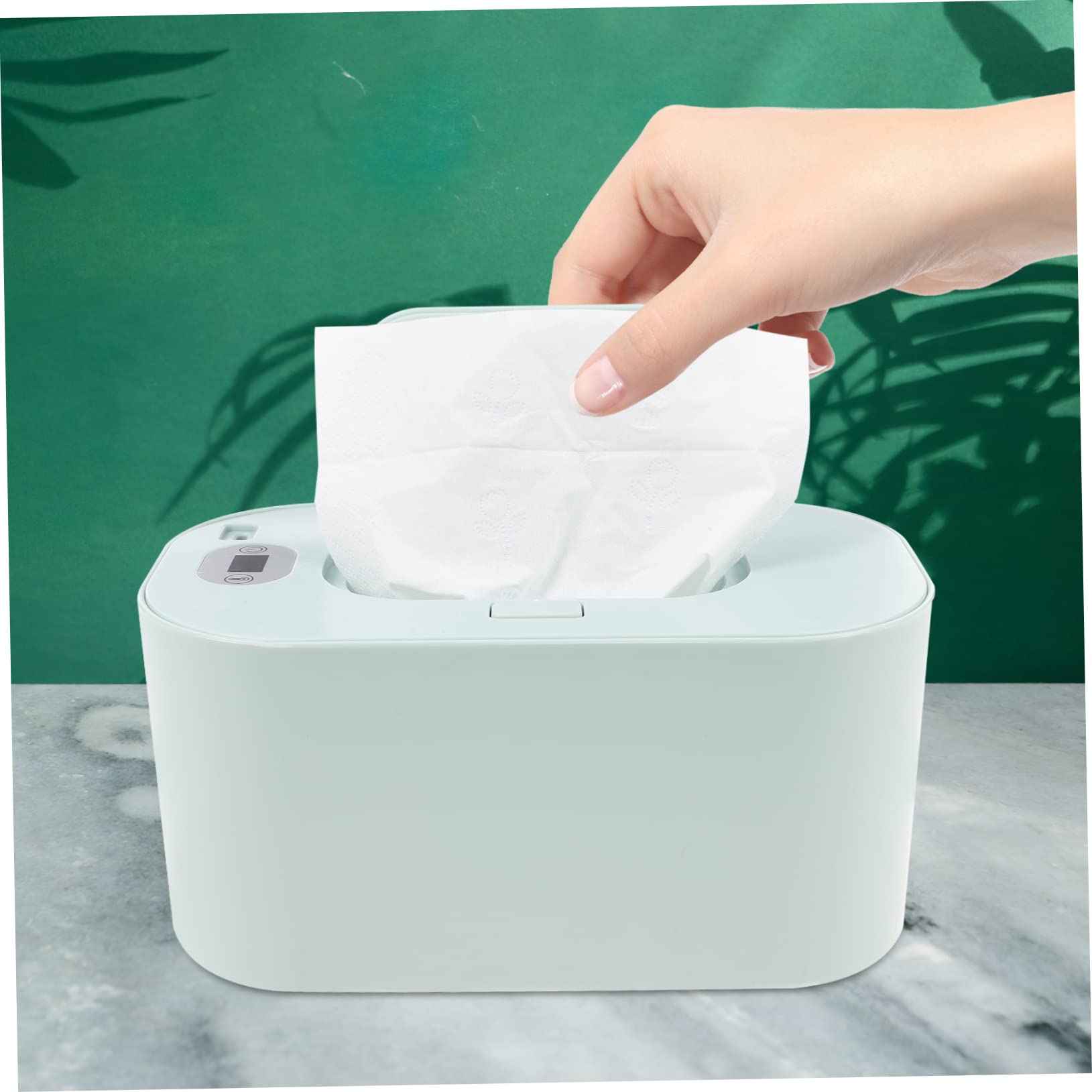 Calentador Toallitas Humedas Bebe Portátil Temperatura Seleccionable y Material Abs Resistente para Uso en Casa y Coche