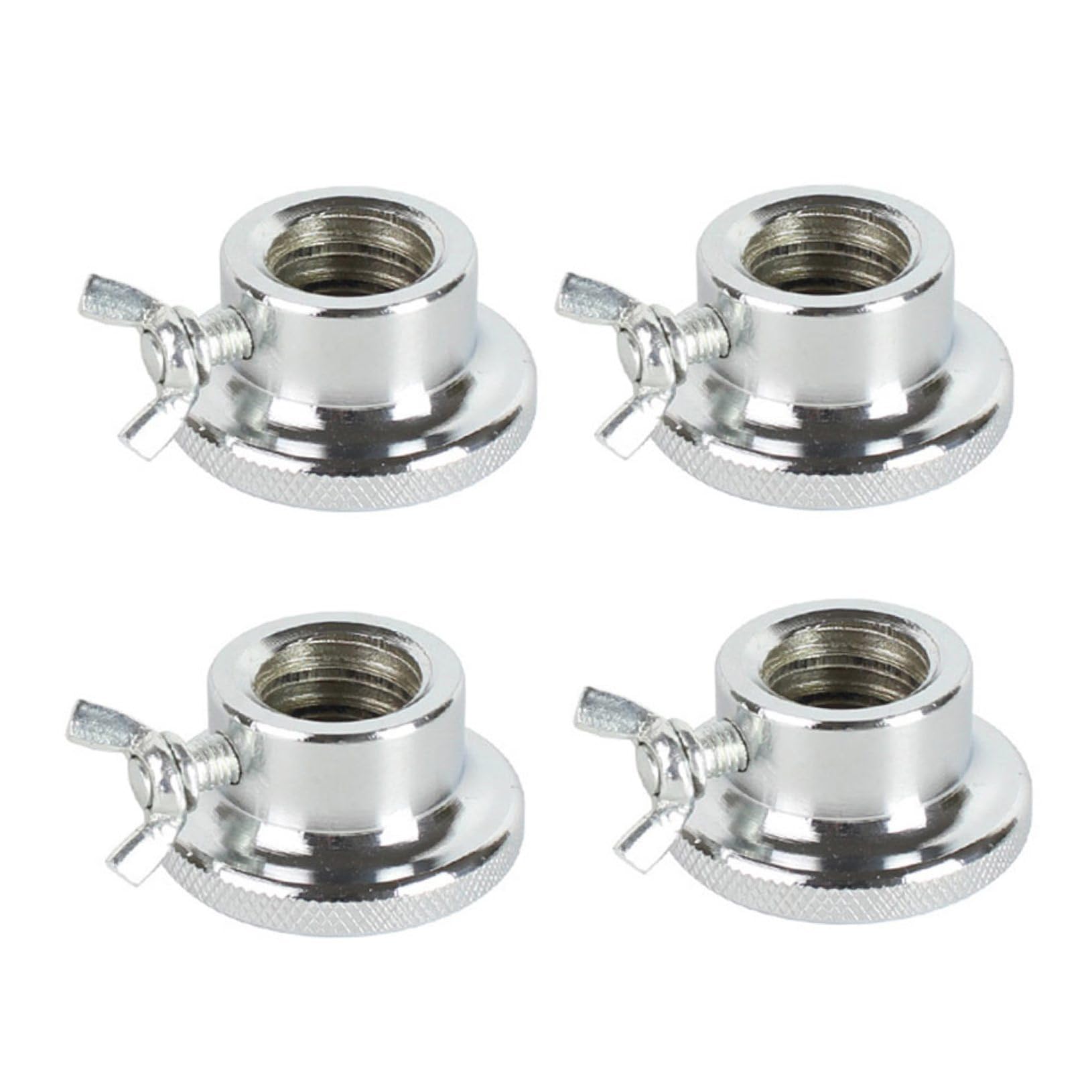 4 Piezas de Tuerca Antideslizante de Doble Cierre para Barra de 2.5 Cm, Collar de Bloqueo para Mancuernas y Levantamiento de Pesas, Accesorio Resistente para Entrenamiento