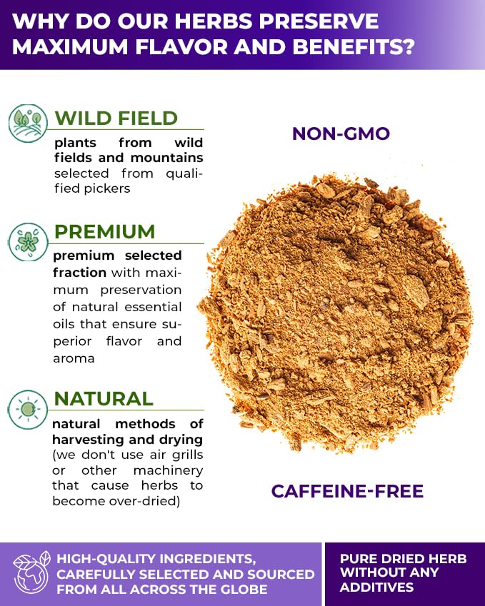 Image of 4 oz. Gentian Root Dried Gentian Root Herbal Tea (Gentiana Lutea) - 113g Raiz De Genciana