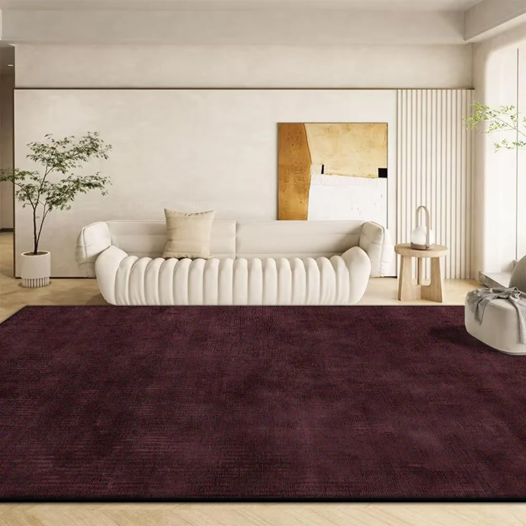 Tapis de salon luxueux en peluche douce et durable CX051