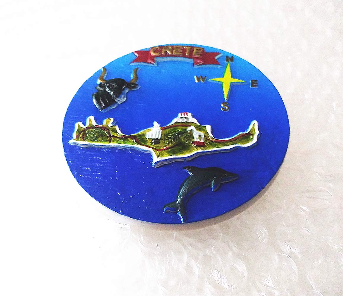 Magnete Frigorifero 3D Sparta Soldier – Souvenir Grecia Artigianale, Decorazione Casa Unica Con Resina, Regalo Originale Per Collezionisti