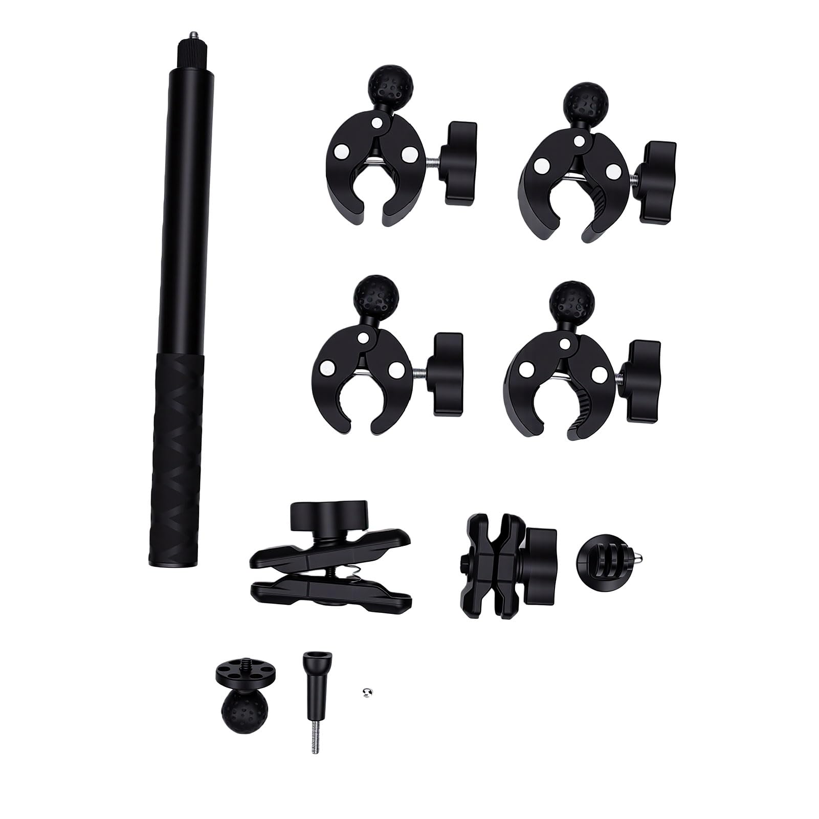 Shkalacar Kit di Montaggio per Manubrio con Supporto per Telecamera Moto